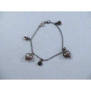 Nomination Sterling Silver 925 Heart Love Charm‎ Bracelet 9"